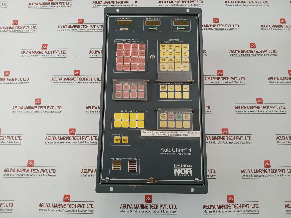 Autochief 4 Remote Control System 8200021 Kongsberg Norcontrol Ac4 Wh