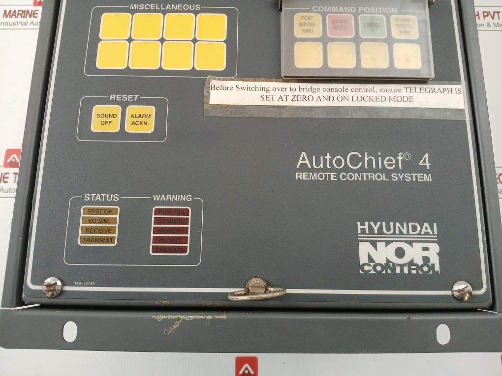 Autochief 4 Remote Control System 8200021 Kongsberg Norcontrol Ac4 Wh
