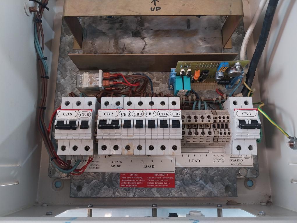 Kongsberg Norcontrol Eltek Psb 24/12/13Ah Uninterupt Power Supply 3800081