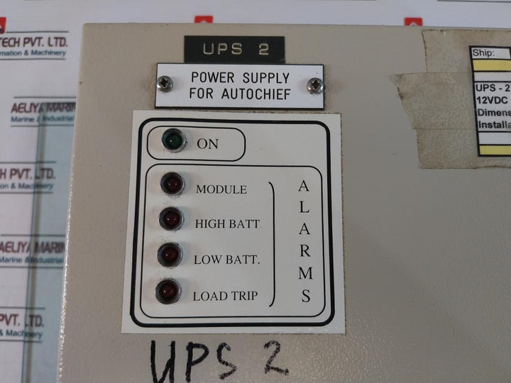 Kongsberg Norcontrol Eltek Psb 24/12/13Ah Uninterupt Power Supply 3800081