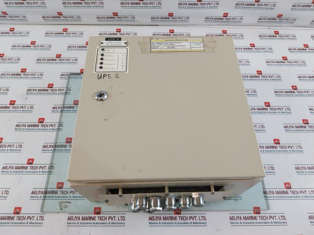 Kongsberg Norcontrol ELTEK PSB 24/12/13AH Uninterupt Power Supply 3800081