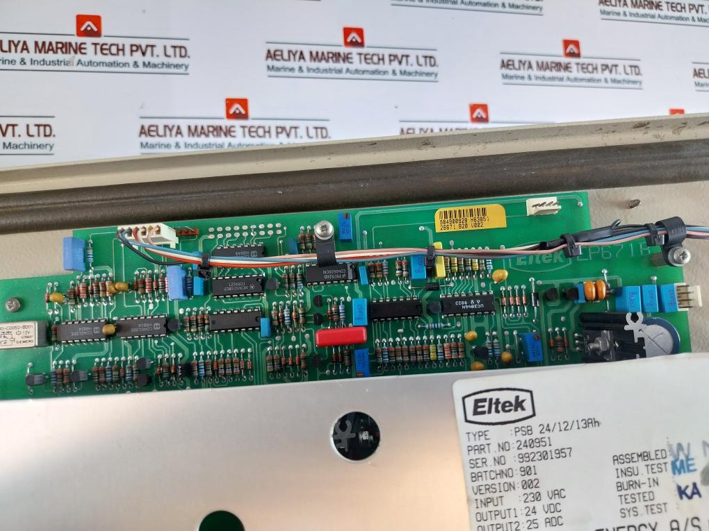 Kongsberg Eltek Psb 24/12/13Ah Uninterupt Power Supply 240951 Version: 002