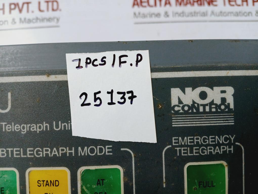 Kongsberg Norcontrol Etu 001 8200011 Engine Telegraph Unit (Not Working) - Aeliya Marine Tech