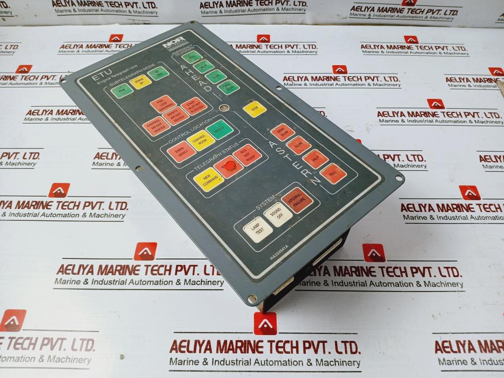 Kongsberg Norcontrol Etu 001 8200011 Engine Telegraph Unit (Not Working) - Aeliya Marine Tech