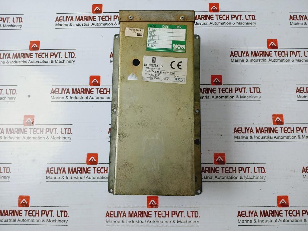 Kongsberg Norcontrol Etu 001 8200011 Engine Telegraph Unit (Not Working) - Aeliya Marine Tech
