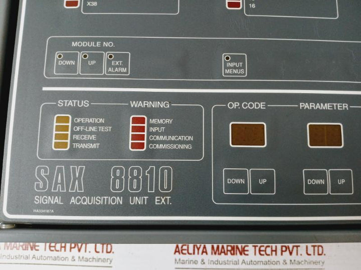 Norcontrol Sax 8810 Signal Acquisition Unit Rev-c