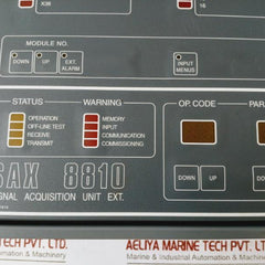 Norcontrol Sax 8810 Signal Acquisition Unit Rev-c