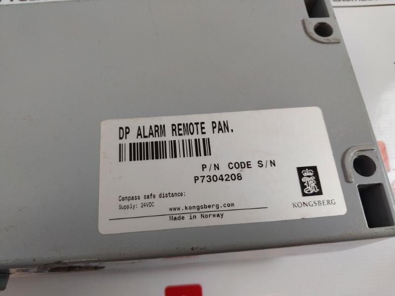 Kongsberg P7304208 Dp Alert Panel \ Dp Remote Panel 24Vdc