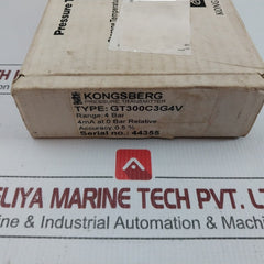 Kongsberg Pressure Transmitter 4 Bar Gt300C3G4V  280 Gm