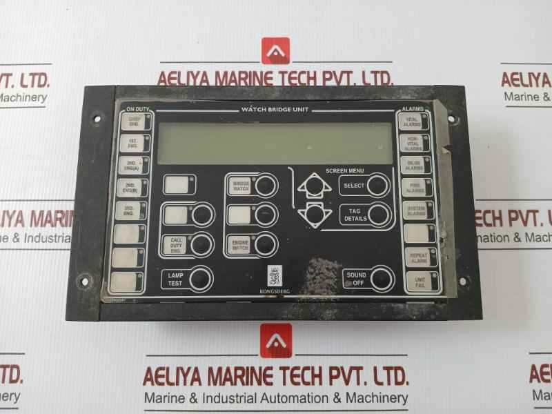 Kongsberg Rev: A1 Watch Bridge Unit /Wbu Display 8100259