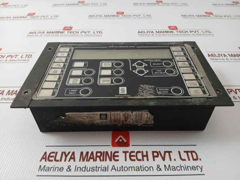 Kongsberg Rev: A1 Watch Bridge Unit /Wbu Display 8100259