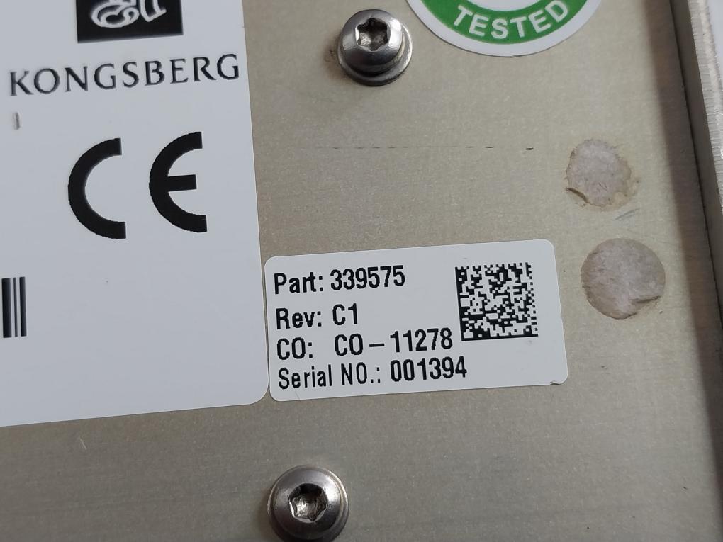 Kongsberg Scu Segment Controller Unit 329785