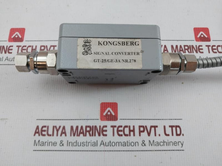Kongsberg Signal Converter 2 Meter Gt-25/Ge-3A Weight: 1.530 Kg