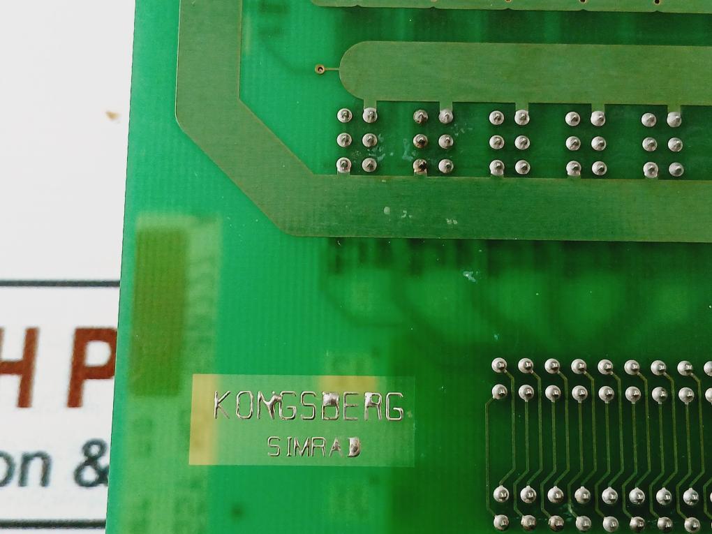 Kongsberg Simrad Tbdi-iso-2 Interface Circuit Board Panel 600227 A