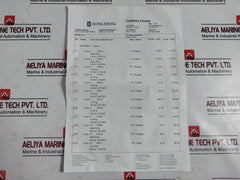 Kongsberg Ulstein O Rings Seal Rings And Lock Nut Kit 631.10.40.047
