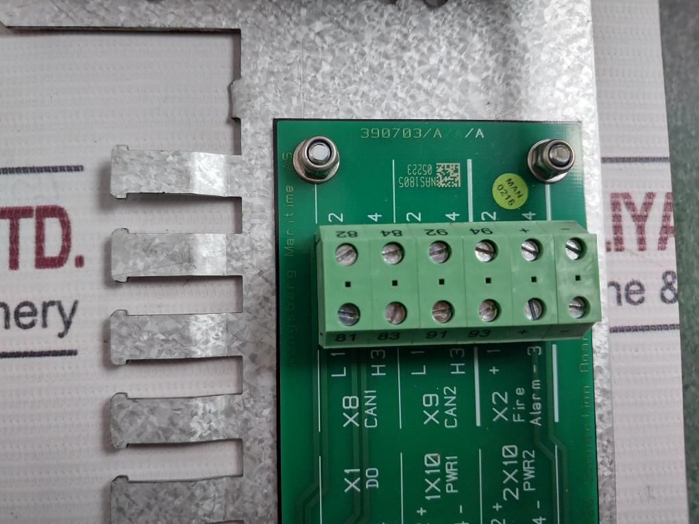 Kongsberg Wcc 600 Watch Call Panel Item 94V-0 373860 Rev G