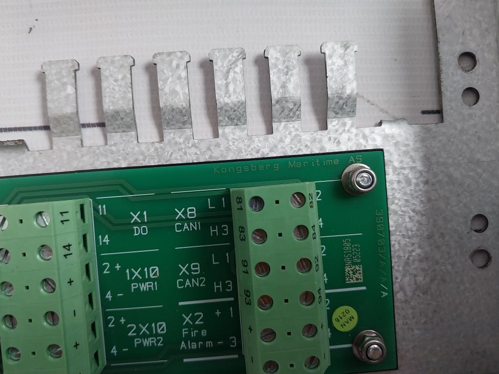 Kongsberg Wcc 600 Watch Call Panel Item 94V-0 373860 Rev G