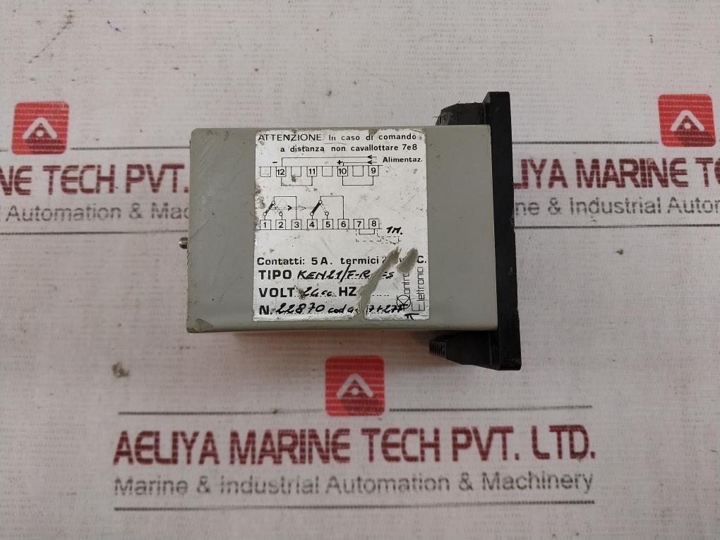 Kontrolli Elettronici Ken21/F-r Electronic Delay Relay 24 Vdc 5A 22870