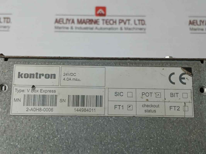 Kontron 2-a0H8-0006 Industrial Pc Panel V Box Express 24V Dc 4.0A Max