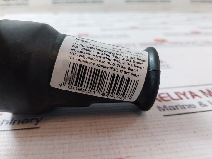Kopp 1807.1600.3 Plastic Coupling Ip20