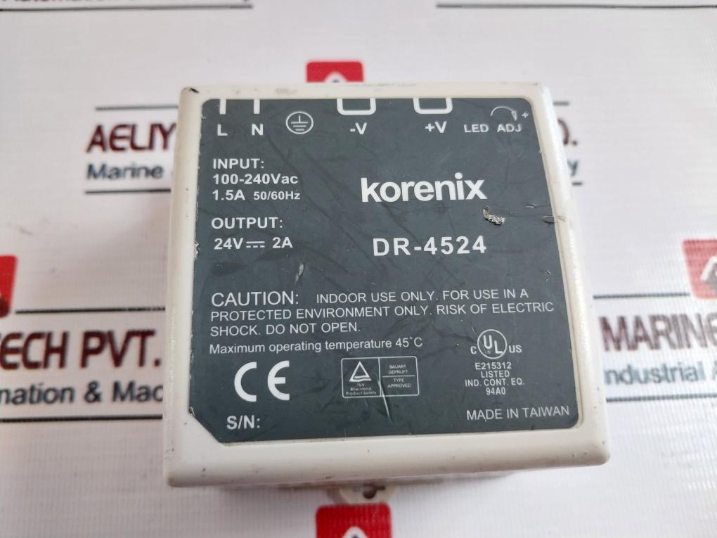 Korenix DR-4524 Power Supply 50/60Hz