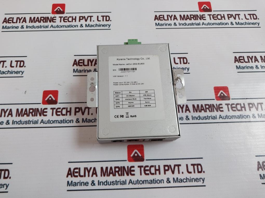 Korenix Jetcon 2502-eu600 Ethernet Over Vdsl Extender