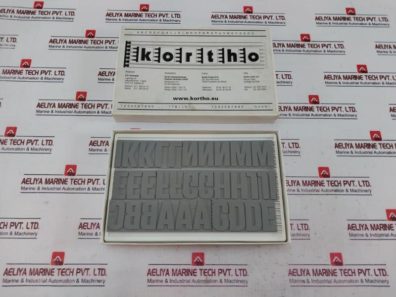 Kortho A24/144 Rubber Complete Stereo Set For Stamping Kit 52515