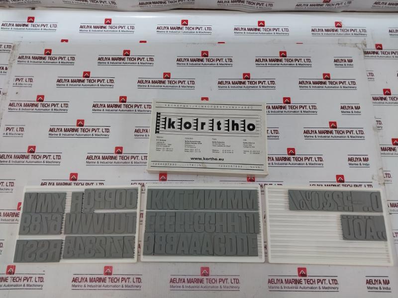 Kortho A24/144 Rubber Complete Stereo Set For Stamping Kit 52515