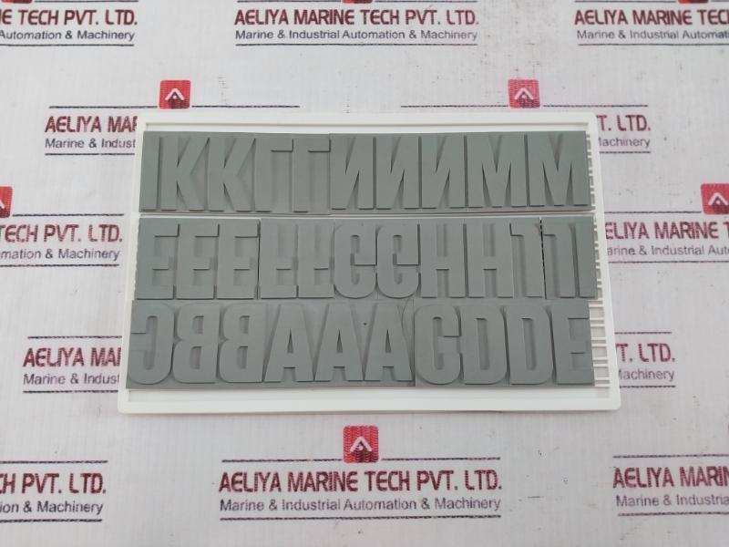 Kortho A24/144 Rubber Complete Stereo Set For Stamping Kit 52515