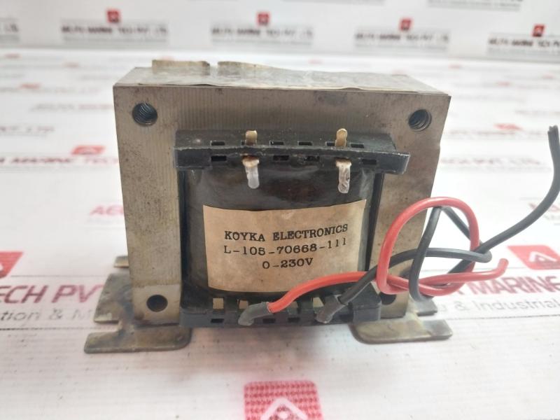 Koyka Electronics L-105-70668-111 Power Transformer 0-230V 0-12V-iv6