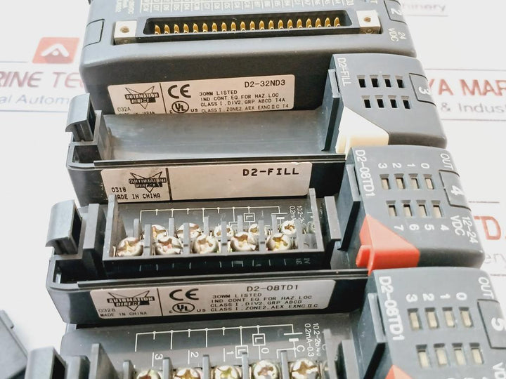 Koyo D2-09Bdc1-1,Dl250-1,D2-ctrint,D2-32Nd3,D2-fill,D2-08Td1,D2-16Td2-2 Module