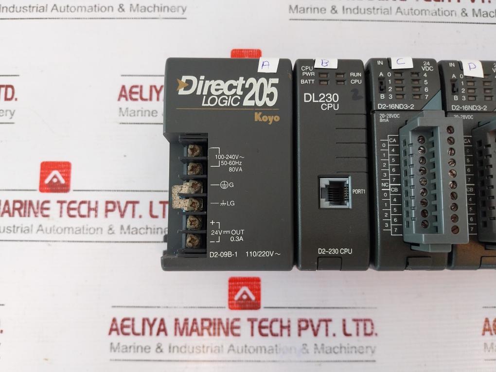 Koyo D2-09b-1 Direct Logic 205 Plc Direct By Koyo Automation Direct