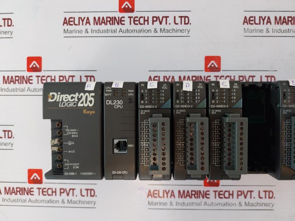 Koyo D2-09b-1 Direct Logic 205 Plc Direct By Koyo Automation Direct