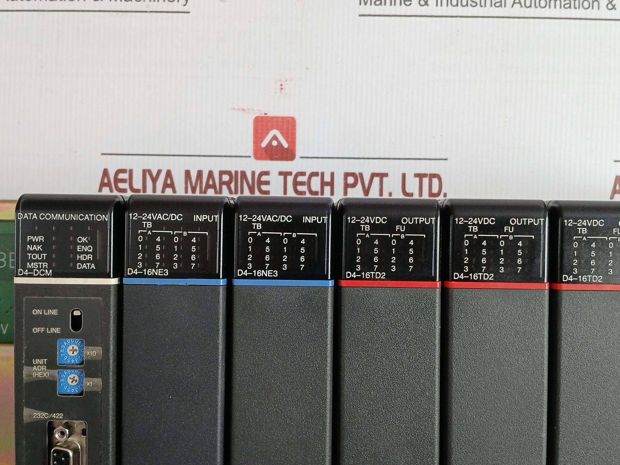 Koyo D4-dcm Cpu Programmable Controller Module 12-24Vac/Dc Input