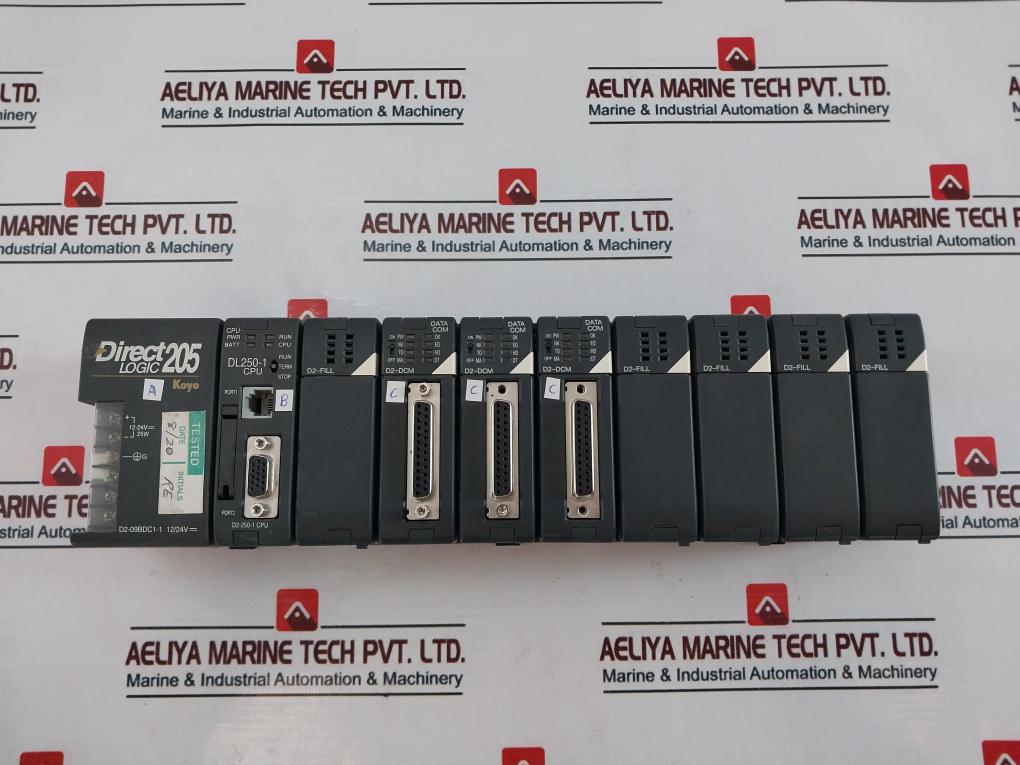 Koyo Direct Logic 205 Plc Module D2-09Bdc1-1,Dl250-1,D2-fill,D2-dcm