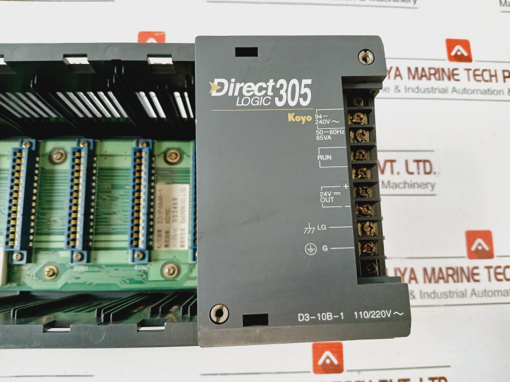 Koyo D3-10B-1 Direct Logic Dl305 I/O Base 10-slot Panel Mount 94-240V 50-60Hz