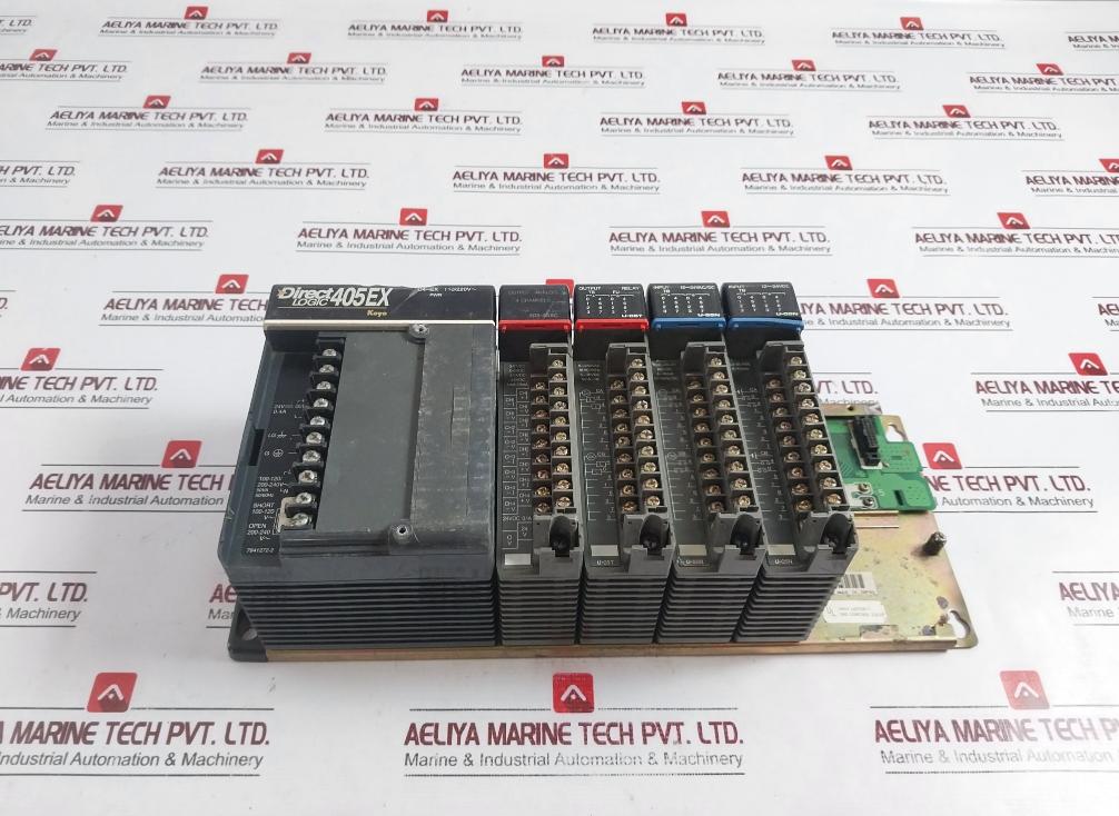 Koyo Direct LOGIC 405EX D4-EX,405-4DAC,U-05T,U-55N,U-05N,U-06B PLC Module Rack