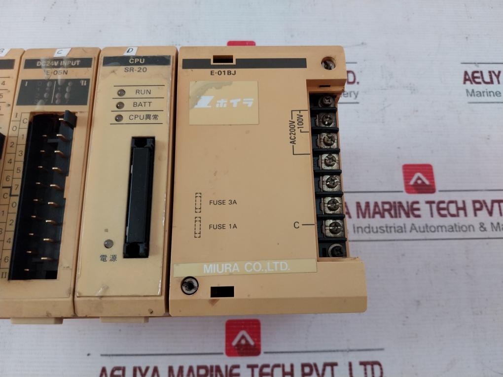 Koyo E-01Bj In/Out Module E-05N Dc24V Input E-01T Output Sr-20 Cpu Ac200V 100V