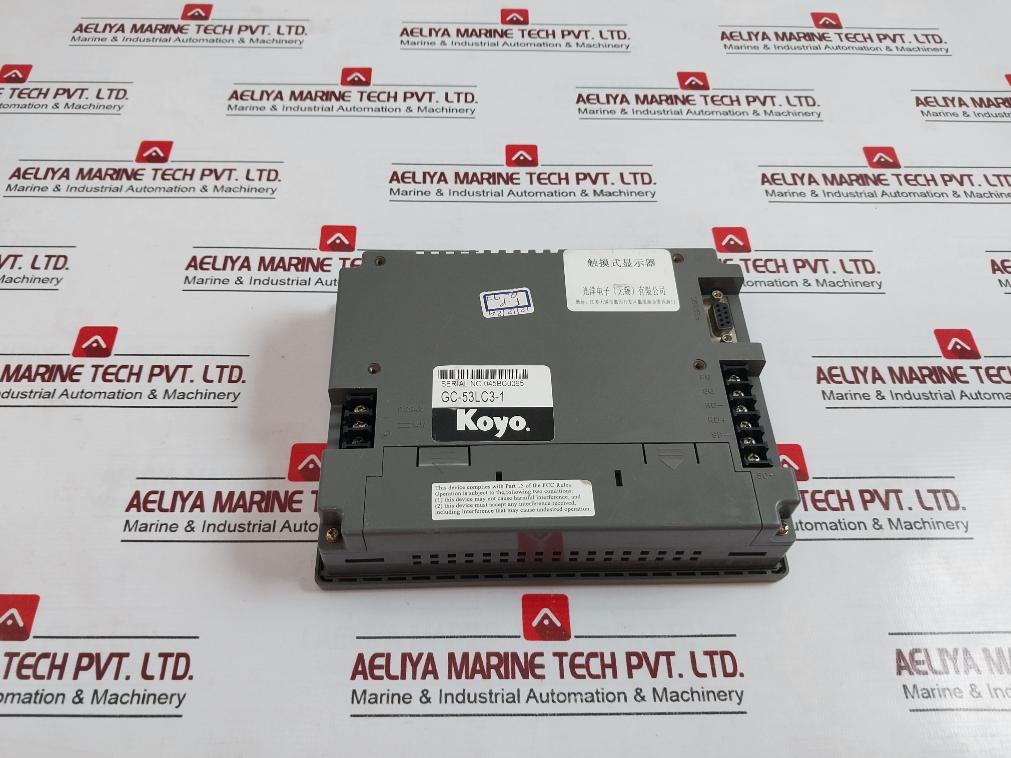 Koyo Electronics Gc-53Lc3-1 Programmable Touch Panel Dc24V 14W 720 Gm