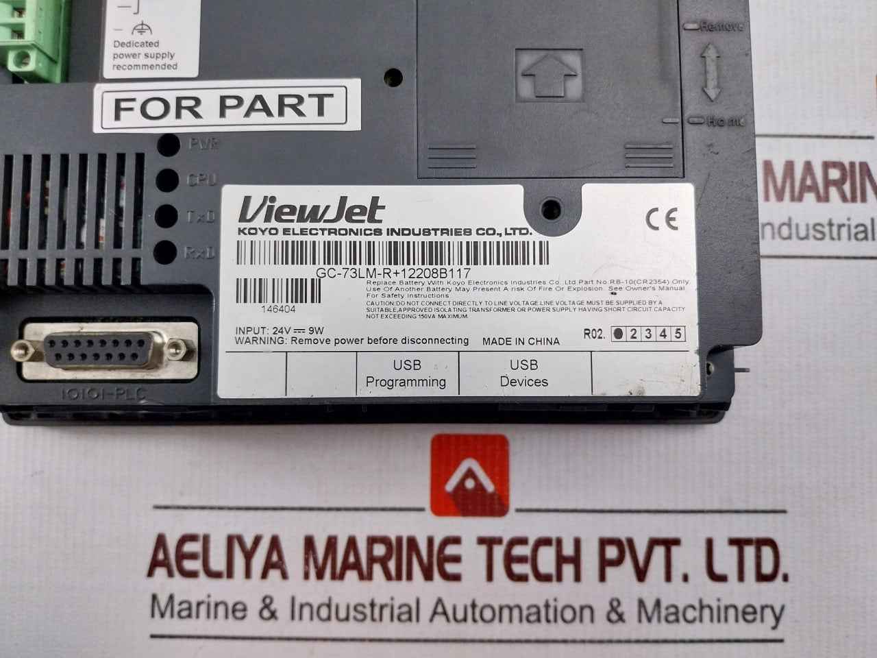 Koyo Gc-73lm-r+12208b117 Hmi Display Panel 24v--- 9w Es-v6030