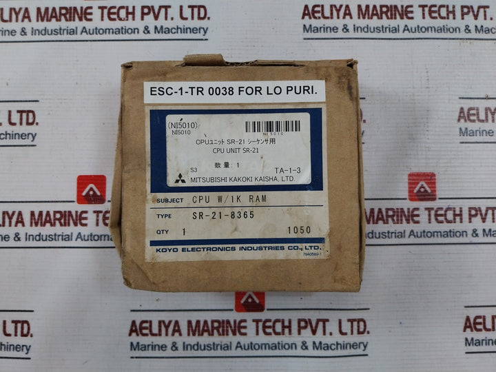Koyo Sr-21-8365 Cpu Programmable Controller Module E99006