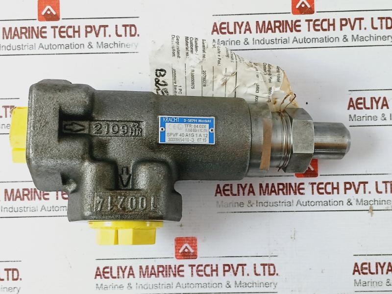Kracht Spvf 40 A1G 1 A 12 Pressure Relief Valve 04.02X 30009654/10-3
