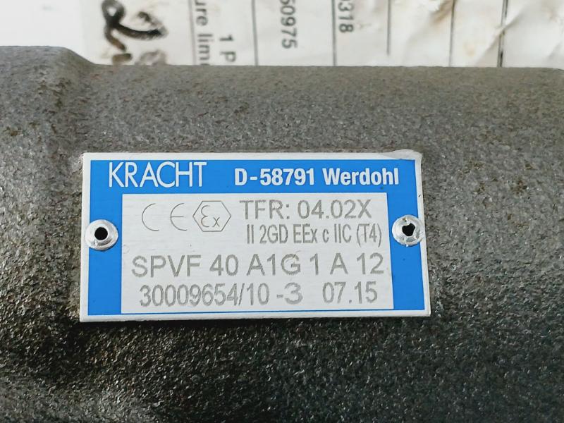 Kracht Spvf 40 A1G 1 A 12 Pressure Relief Valve 04.02X 30009654/10-3