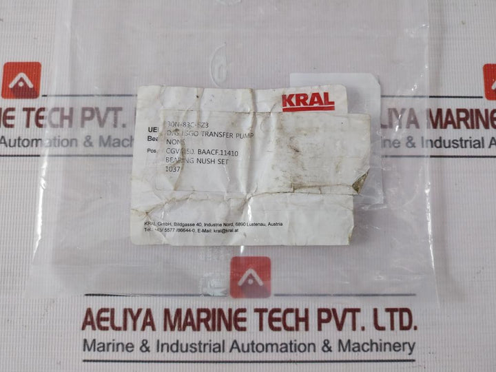 Kral 30N-83C-5Z3 Bearing Bush Set For D/G Lsgo Transfer Pump 1037