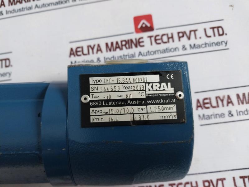 Kral Ckc-15.baa.000287 Screw Pump 15,0/70,0 Bar