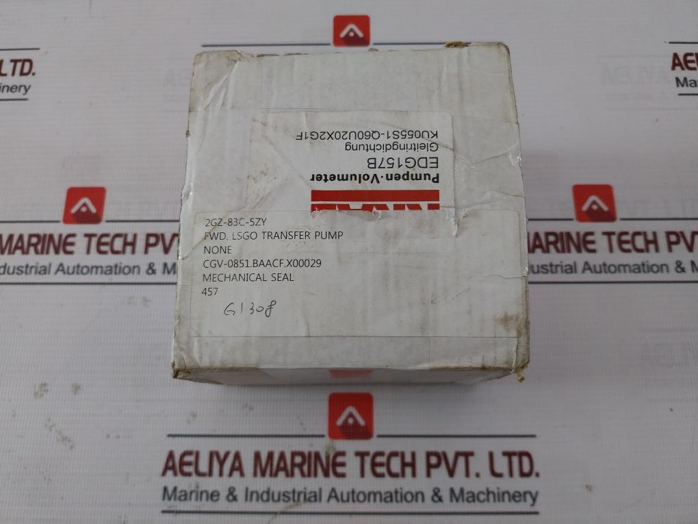 Kral Edg157B Mechanical Seal Set Ku055S1-q60U20X2G1F, 2Gz-83C-5Zy