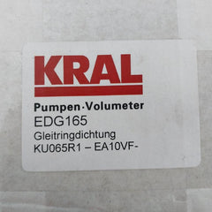 Kral Edg165 Mechanical Seal Set For Pump Volumeter Ku065R1-ea10Vf