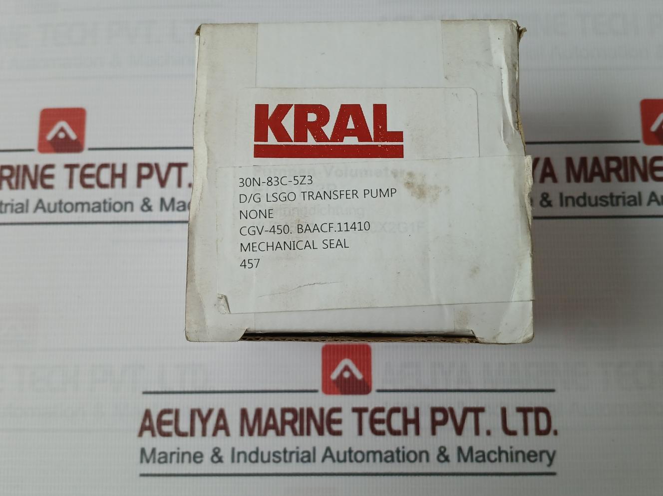 Kral Mechanical Seal Set 30N-83C-5Z3, Cgv-450.Baacf.11410