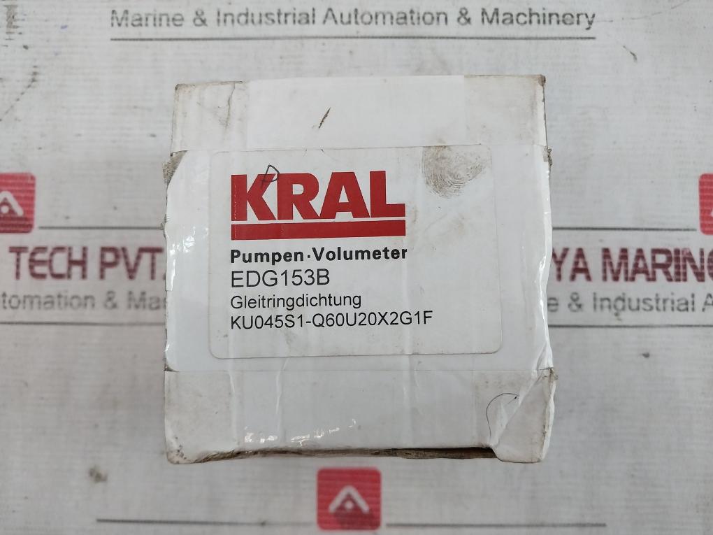 Kral Mechanical Seal Set For Pump Volumeter Edg153B Ku045S1-q60U20X2G1F