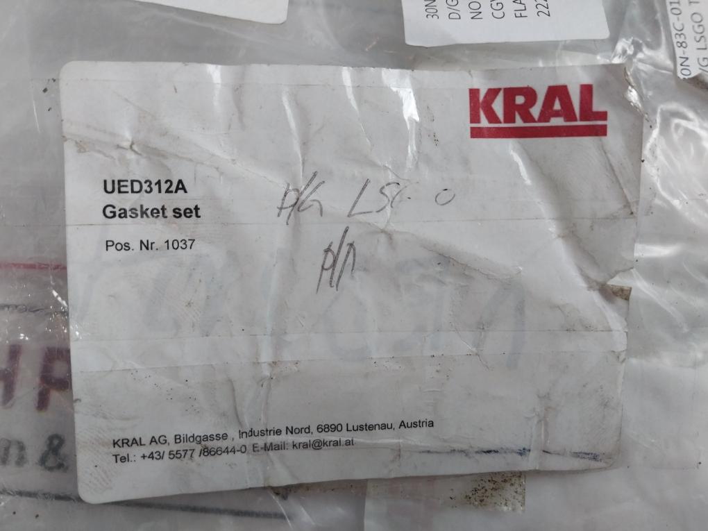Kral Ued312A Gasket Set For Lsgo Transfer Pump 30N-83C-5Z3 Ued413A C-4400